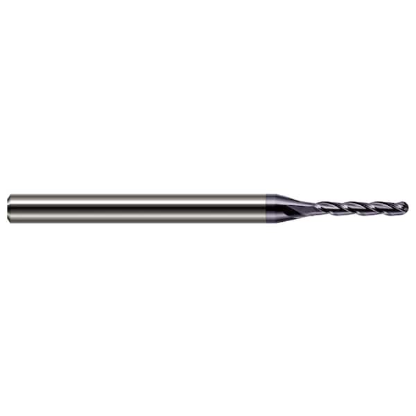 Miniature End Mill - Ball - Long Flute 0.0470" (3/64) Cutter DIA x 0.1870" (3/16) Length of Cut